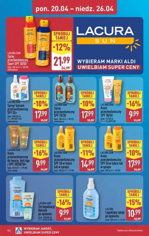 Aldi - gazetka promocyjna Pełny katalog! od poniedziałku 20.04 do niedzieli 26.04 - strona 18
