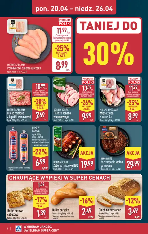 Aldi - gazetka promocyjna Pełny katalog! od poniedziałku 20.04 do niedzieli 26.04 - strona 6