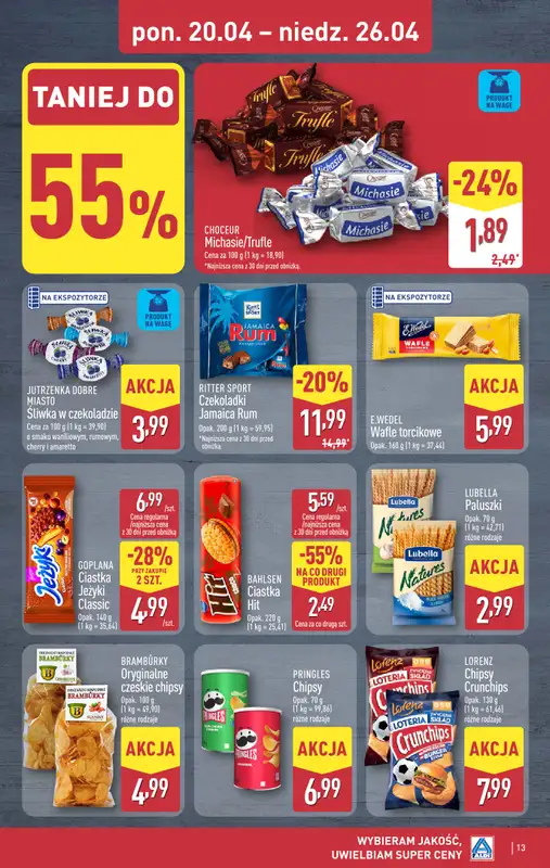 Aldi - gazetka promocyjna Pełny katalog! od poniedziałku 20.04 do niedzieli 26.04 - strona 13