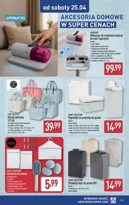 Aldi - gazetka promocyjna Pełny katalog! od poniedziałku 20.04 do niedzieli 26.04 - strona 33