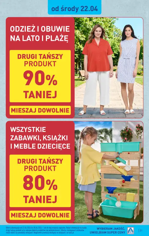 Aldi - gazetka promocyjna Pełny katalog! od poniedziałku 20.04 do niedzieli 26.04 - strona 21