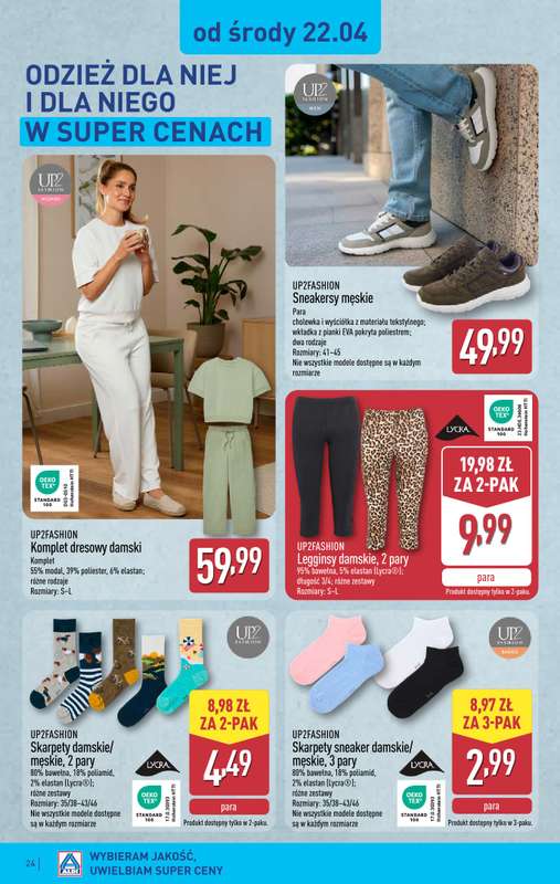 Aldi - gazetka promocyjna Pełny katalog! od poniedziałku 20.04 do niedzieli 26.04 - strona 24