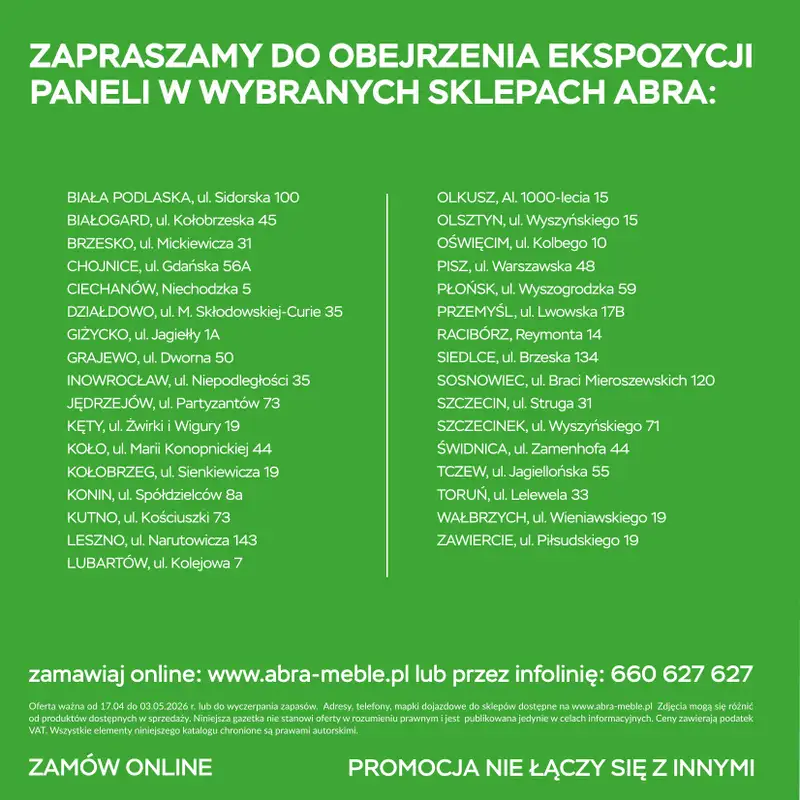 Abra Meble - gazetka promocyjna Ale ceny! od piątku 17.04 do niedzieli 03.05 - strona 18