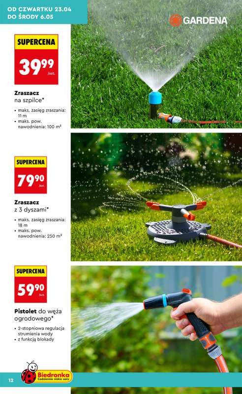 Biedronka - gazetka promocyjna Hity i inspiracje, od 20.04 od poniedziałku 20.04 do środy 13.05 - strona 12