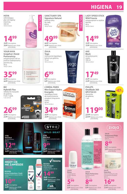 Hebe - gazetka promocyjna Gazetka od soboty 18.04 do niedzieli 03.05 - strona 19