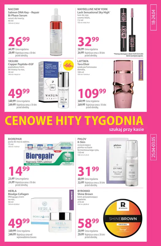 Hebe - gazetka promocyjna Gazetka od soboty 18.04 do niedzieli 03.05 - strona 13