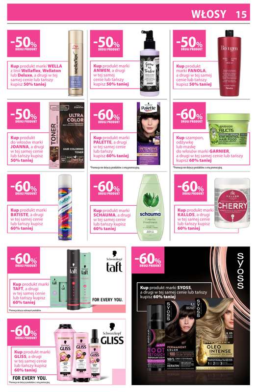 Hebe - gazetka promocyjna Gazetka od soboty 18.04 do niedzieli 03.05 - strona 15