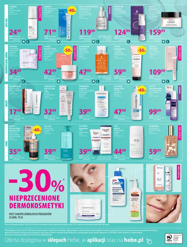 Hebe - gazetka promocyjna Ulotka od soboty 18.04 do niedzieli 03.05 - strona 2