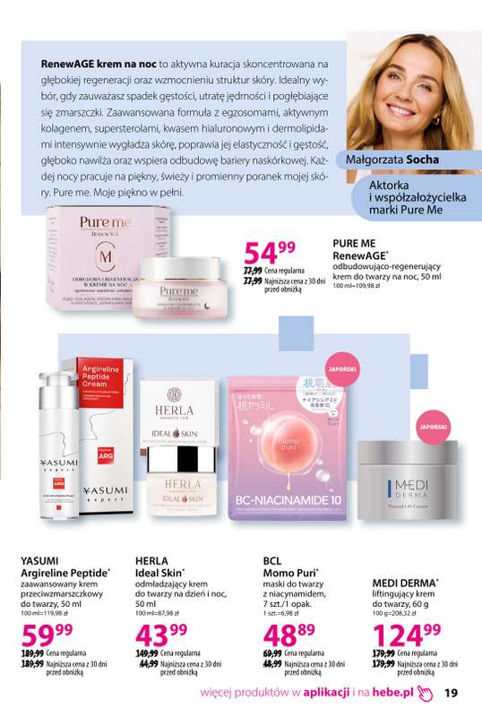 Hebe - gazetka promocyjna Katalog od soboty 18.04 do poniedziałku 18.05 - strona 19