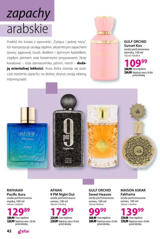 Hebe - gazetka promocyjna Katalog od soboty 18.04 do poniedziałku 18.05 - strona 42