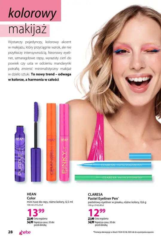 Hebe - gazetka promocyjna Katalog od soboty 18.04 do poniedziałku 18.05 - strona 28