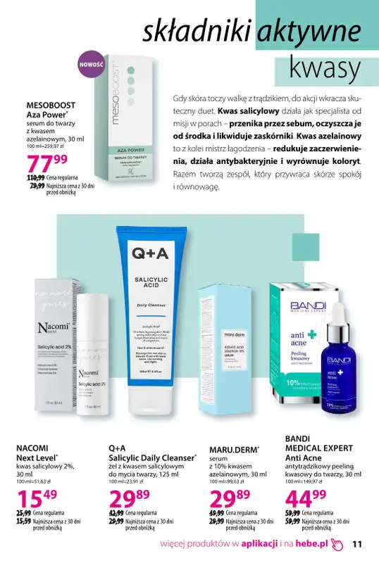 Hebe - gazetka promocyjna Katalog od soboty 18.04 do poniedziałku 18.05 - strona 11