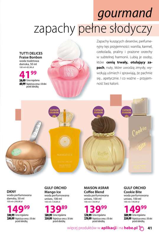 Hebe - gazetka promocyjna Katalog od soboty 18.04 do poniedziałku 18.05 - strona 41