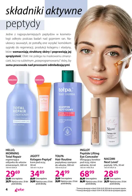 Hebe - gazetka promocyjna Katalog od soboty 18.04 do poniedziałku 18.05 - strona 4