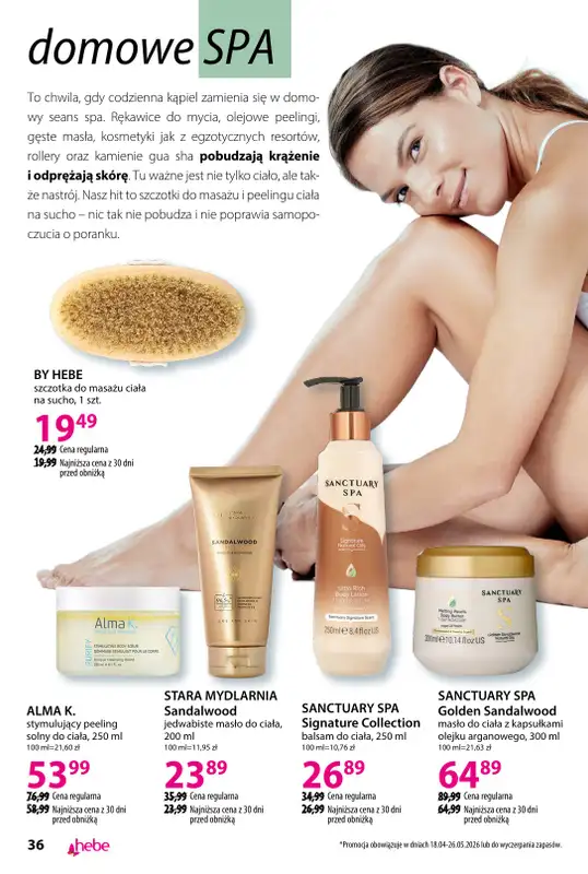 Hebe - gazetka promocyjna Katalog od soboty 18.04 do poniedziałku 18.05 - strona 36