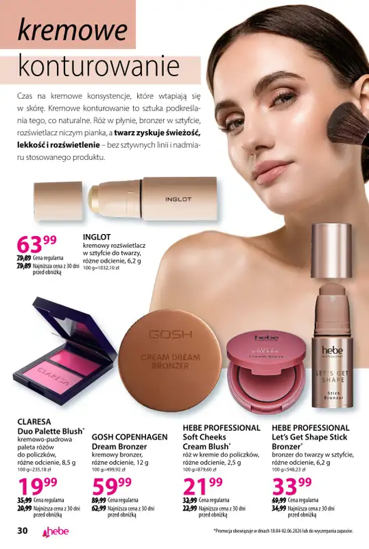 Hebe - gazetka promocyjna Katalog od soboty 18.04 do poniedziałku 18.05 - strona 30