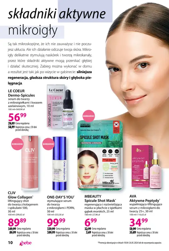 Hebe - gazetka promocyjna Katalog od soboty 18.04 do poniedziałku 18.05 - strona 10