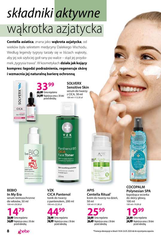 Hebe - gazetka promocyjna Katalog od soboty 18.04 do poniedziałku 18.05 - strona 8
