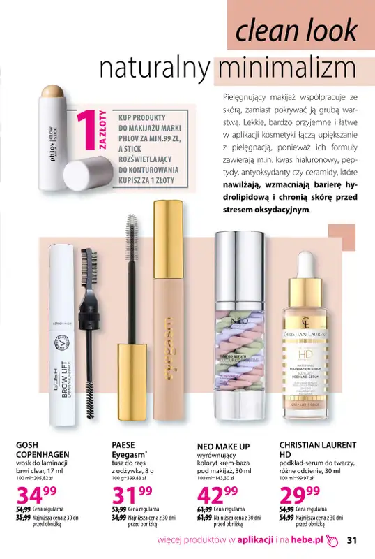 Hebe - gazetka promocyjna Katalog od soboty 18.04 do poniedziałku 18.05 - strona 31