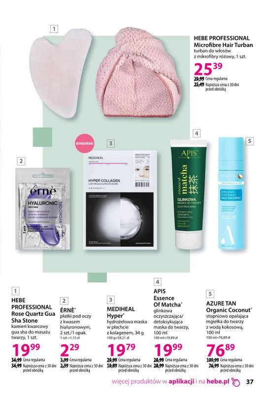 Hebe - gazetka promocyjna Katalog od soboty 18.04 do poniedziałku 18.05 - strona 37