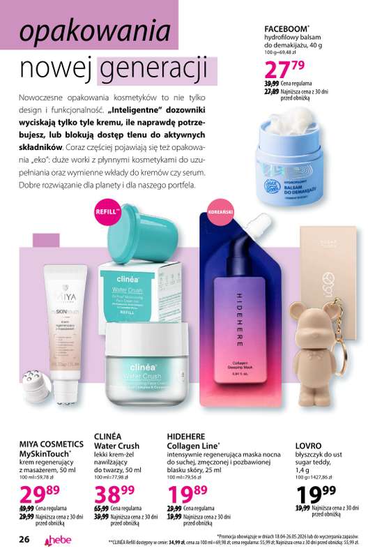 Hebe - gazetka promocyjna Katalog od soboty 18.04 do poniedziałku 18.05 - strona 26