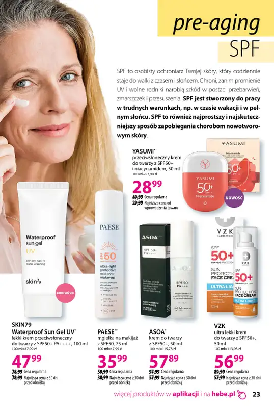 Hebe - gazetka promocyjna Katalog od soboty 18.04 do poniedziałku 18.05 - strona 23