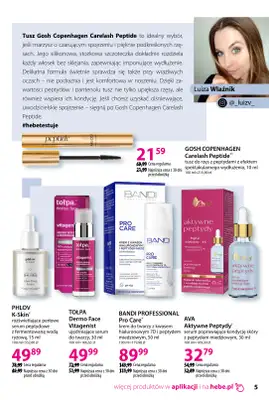 Hebe - gazetka promocyjna Katalog od soboty 18.04 do poniedziałku 18.05 - strona 5