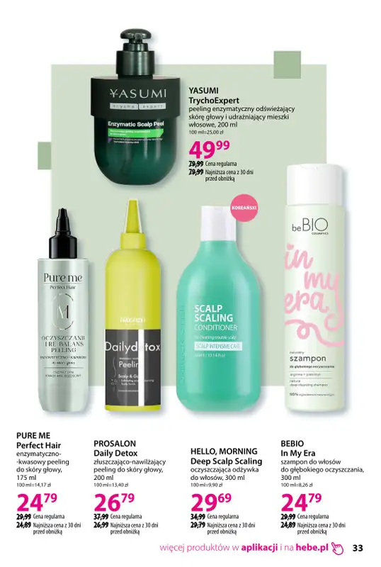 Hebe - gazetka promocyjna Katalog od soboty 18.04 do poniedziałku 18.05 - strona 33