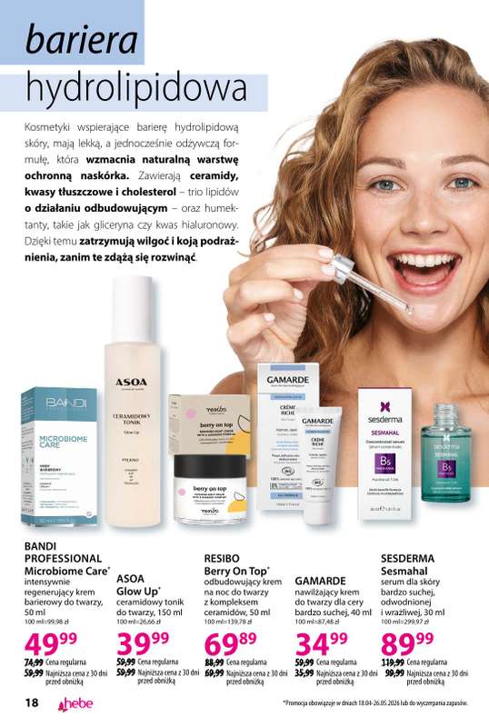 Hebe - gazetka promocyjna Katalog od soboty 18.04 do poniedziałku 18.05 - strona 18