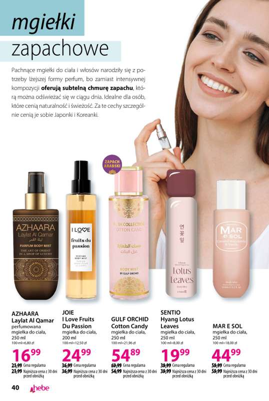 Hebe - gazetka promocyjna Katalog od soboty 18.04 do poniedziałku 18.05 - strona 40