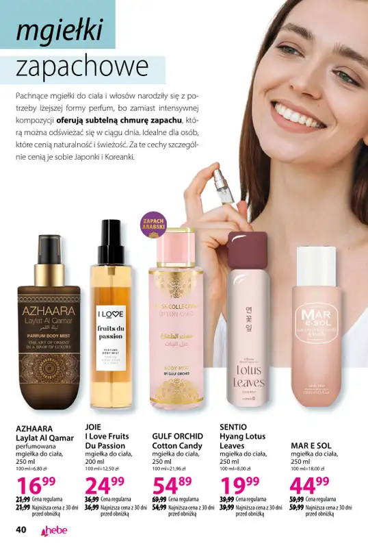 Hebe - gazetka promocyjna Katalog od soboty 18.04 do poniedziałku 18.05 - strona 40