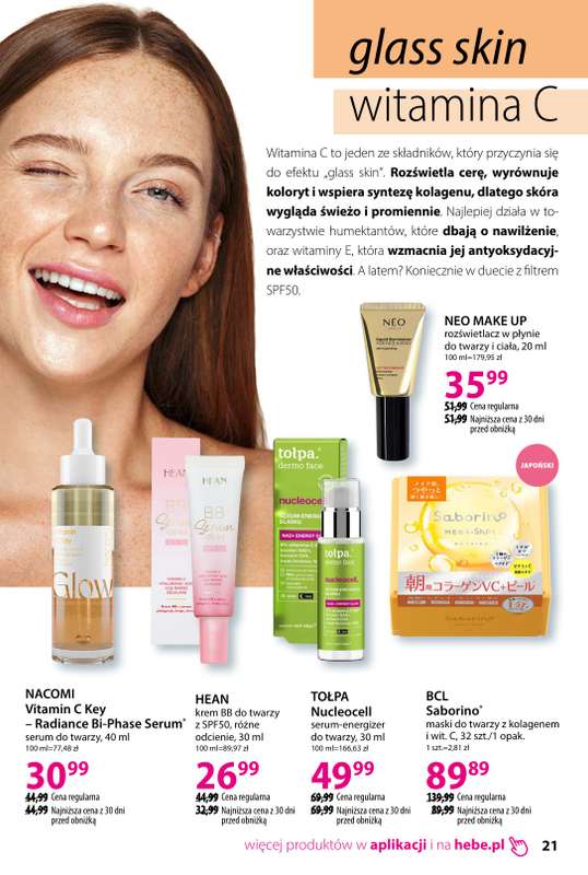 Hebe - gazetka promocyjna Katalog od soboty 18.04 do poniedziałku 18.05 - strona 21