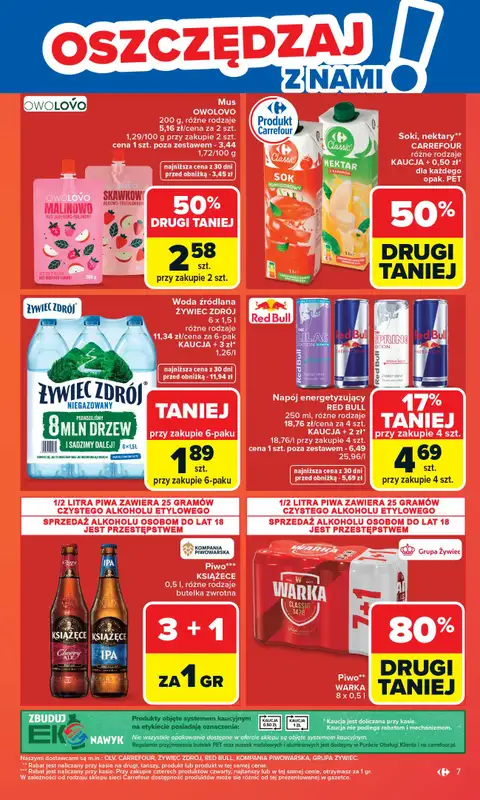 Carrefour - gazetka promocyjna Gazetka Carrefour od poniedziałku od poniedziałku 20.04 do niedzieli 26.04 - strona 9