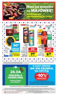 Carrefour - gazetka promocyjna Gazetka Carrefour od poniedziałku od poniedziałku 20.04 do niedzieli 26.04 - strona 42