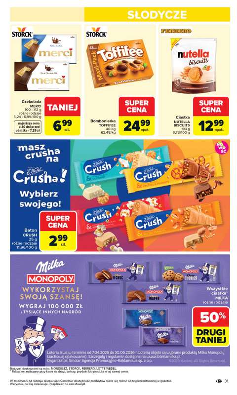 Carrefour - gazetka promocyjna Gazetka Carrefour od poniedziałku od poniedziałku 20.04 do niedzieli 26.04 - strona 33