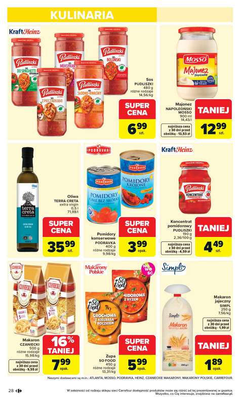Carrefour - gazetka promocyjna Gazetka Carrefour od poniedziałku od poniedziałku 20.04 do niedzieli 26.04 - strona 30