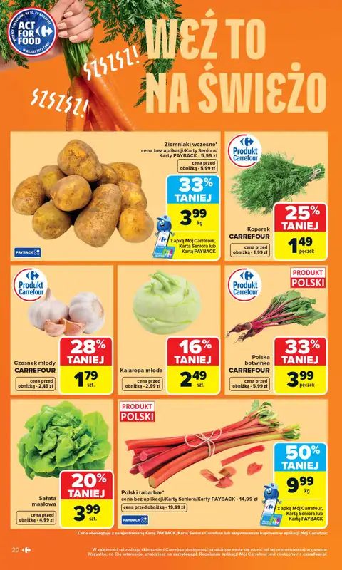 Carrefour - gazetka promocyjna Gazetka Carrefour od poniedziałku od poniedziałku 20.04 do niedzieli 26.04 - strona 22