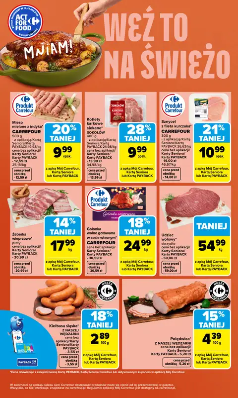 Carrefour - gazetka promocyjna Gazetka Weź to na świeżo od poniedziałku 20.04 do niedzieli 26.04 - strona 3