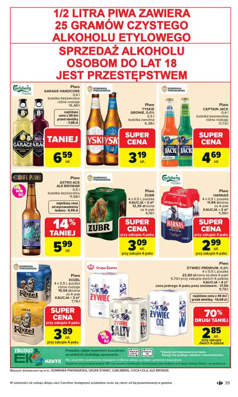 Carrefour Market - gazetka promocyjna Gazetka Carrefour Market od poniedziałku od poniedziałku 20.04 do niedzieli 26.04 - strona 41