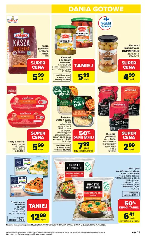 Carrefour Market - gazetka promocyjna Gazetka Carrefour Market od poniedziałku od poniedziałku 20.04 do niedzieli 26.04 - strona 29