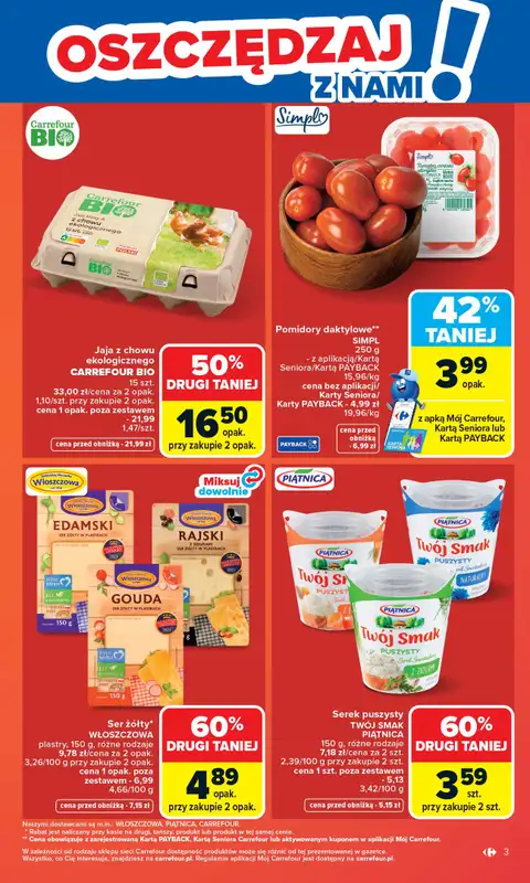 Carrefour Market - gazetka promocyjna Gazetka Carrefour Market od poniedziałku od poniedziałku 20.04 do niedzieli 26.04 - strona 5