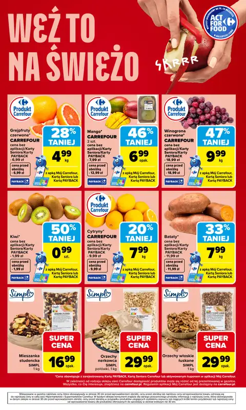 Carrefour Market - gazetka promocyjna Gazetka Weź to na świeżo od poniedziałku 20.04 do niedzieli 26.04 - strona 6