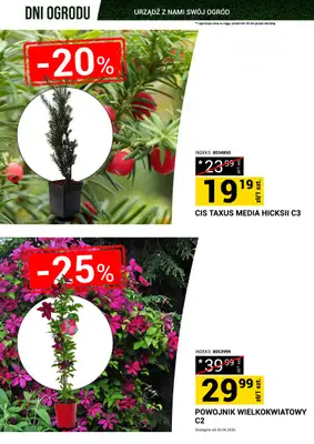 Merkury Market - gazetka promocyjna Gazetka Dni Ogrodu od soboty 18.04 do niedzieli 26.04 - strona 3