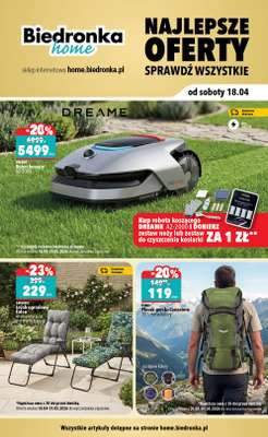 Biedronka Home - gazetka promocyjna Biedronka home od soboty 18.04 do niedzieli 31.05