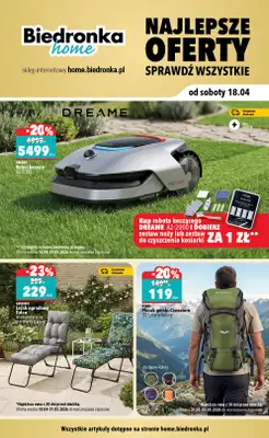 Biedronka Home - gazetka promocyjna Biedronka home od soboty 18.04 do niedzieli 31.05