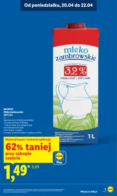 Lidl - gazetka promocyjna Oferta od poniedziałku od poniedziałku 20.04 do środy 22.04 - strona 3