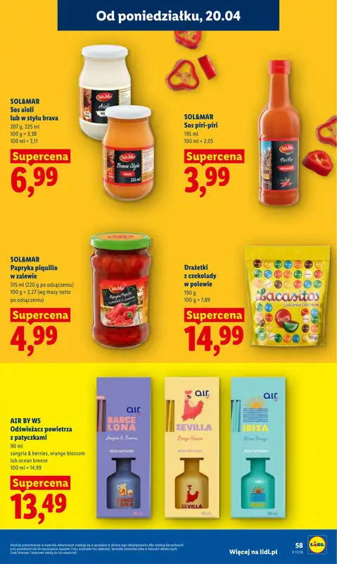 Lidl - gazetka promocyjna Oferta od poniedziałku od poniedziałku 20.04 do środy 22.04 - strona 59