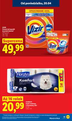 Lidl - gazetka promocyjna Oferta od poniedziałku od poniedziałku 20.04 do środy 22.04 - strona 29