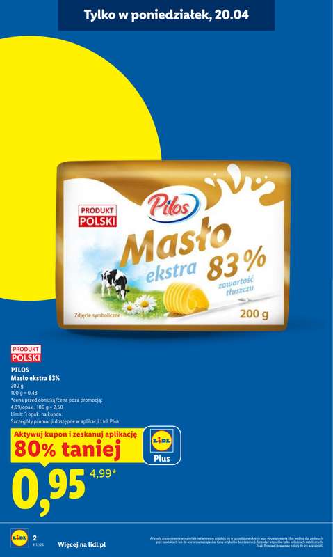 Lidl - gazetka promocyjna Oferta od poniedziałku od poniedziałku 20.04 do środy 22.04 - strona 2