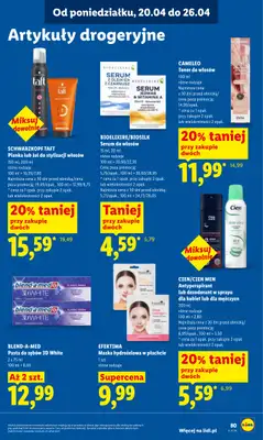 Lidl - gazetka promocyjna Oferta od poniedziałku od poniedziałku 20.04 do środy 22.04 - strona 83